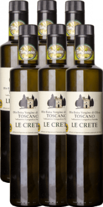 Olio Extra Vergine Toscano IGP Le Crete 6x