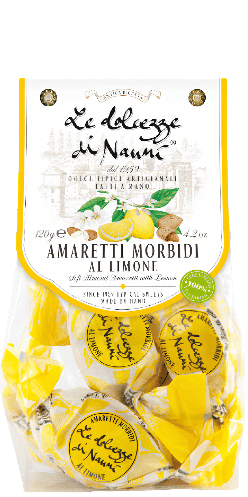 Amaretti Morbidi al Limone 120g - Le Dolcezze di Nanni