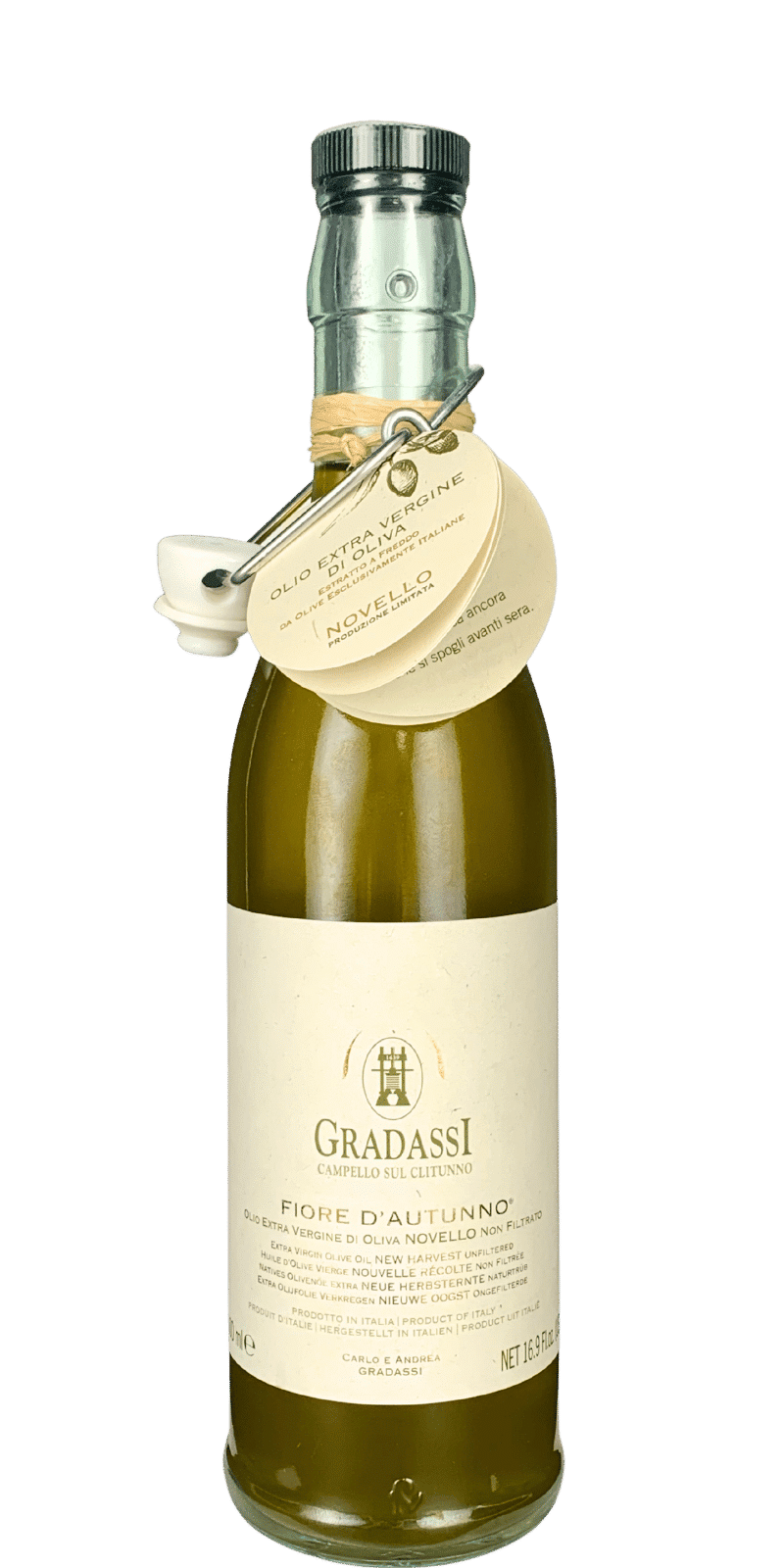 Fiore d'Autunno Olio Novello EVO nicht filtriert - Gradassi