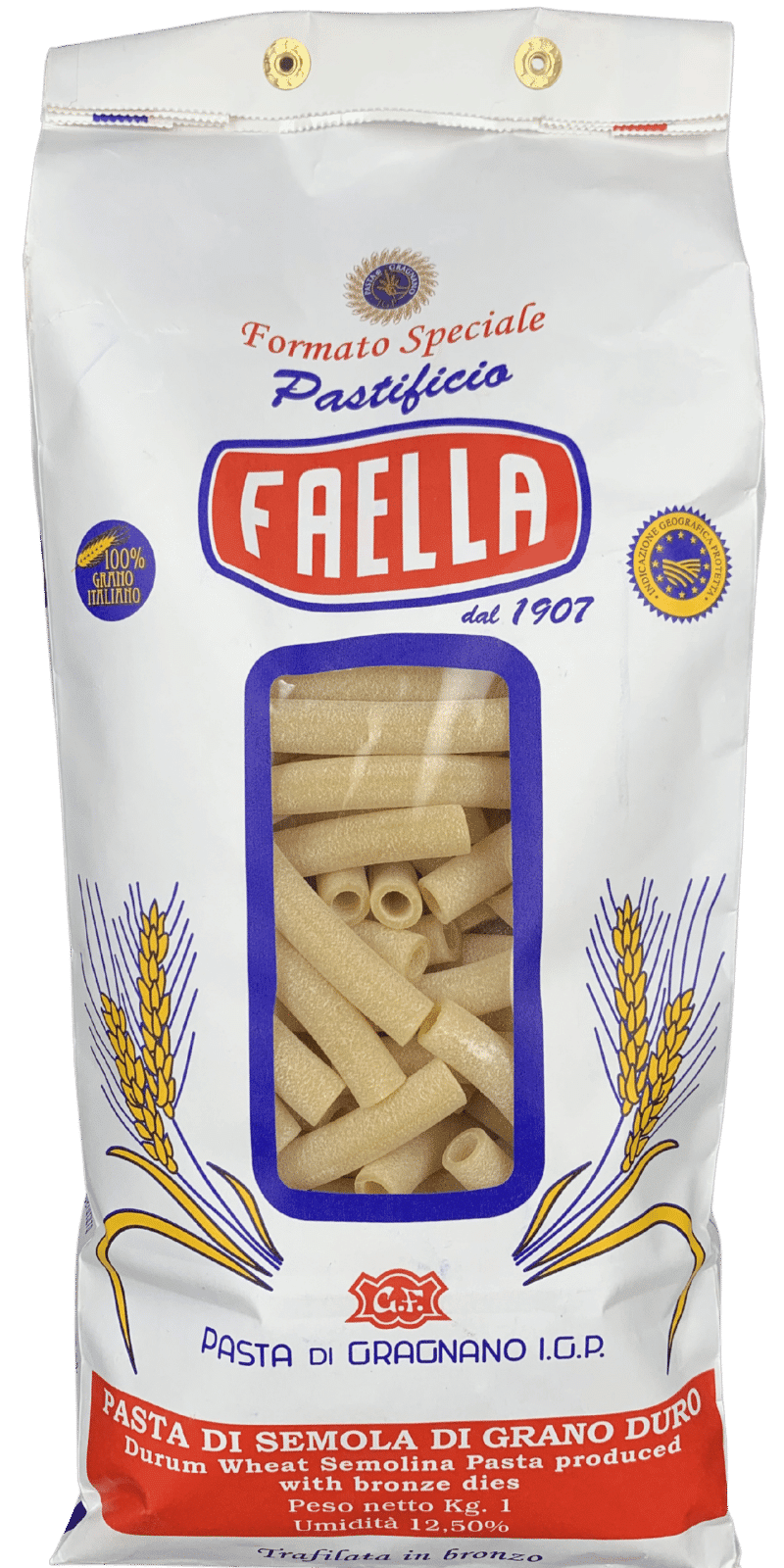 Ziti Tagliati 1kg - Pastificio Faella Pasta di Gragnano IGP