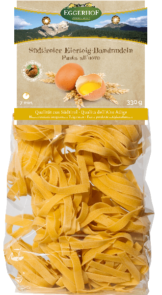 Eggerhof Südtiroler Eierteig Bandnudeln Tagliatelle 310g
