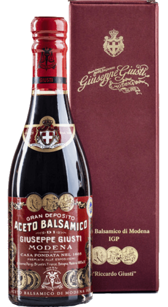 Giuseppe Giusti Aceto Balsamico Giusti Il Denso 3 Gold Medaillen