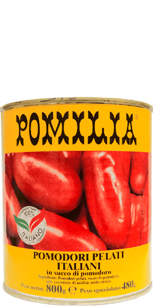 Pomodori Pelati Italiani Pomilia 800g