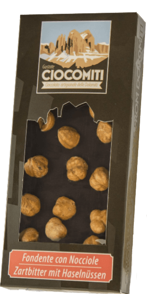 Ciocomiti Zartbitter mit Erdbeeren Schokoladentafel 100g