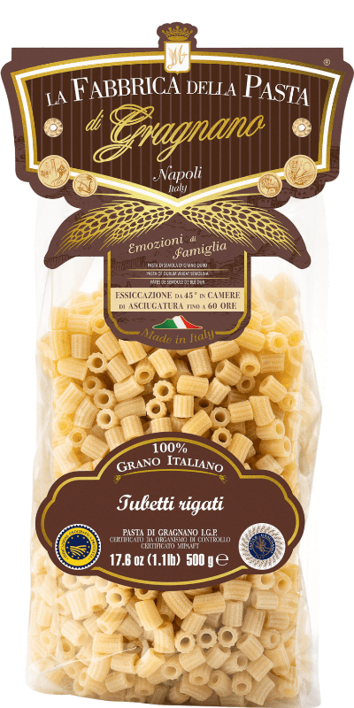 La Fabbrica della Pasta Pasta di Gragnano IGP E' Tubetti Rigati 500g