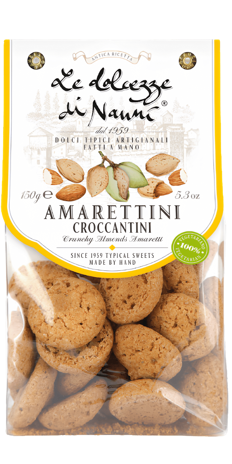 Amarettini Croccantini 150g - Le Dolcezze di Nanni - 150 g Amarettini Croccantini 150g - Le Dolcezze di Nanni - 150 g