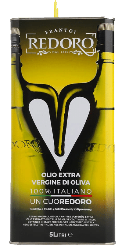 Frantoi Redoro Olio Extra Vergine di Oliva Linea Oro 3 Liter - 5 L Frantoi Redoro Olio Extra Vergine di Oliva Linea Oro 3 Liter - 5 L