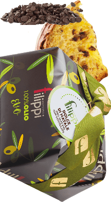 Dolce di Natale 100% Olio EVO con Cioccolato Filippi 1kg