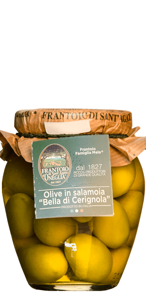 Frantoio di Sant'Agata d'Oneglia Olive in Salamoia Bella di Cerignola 290g