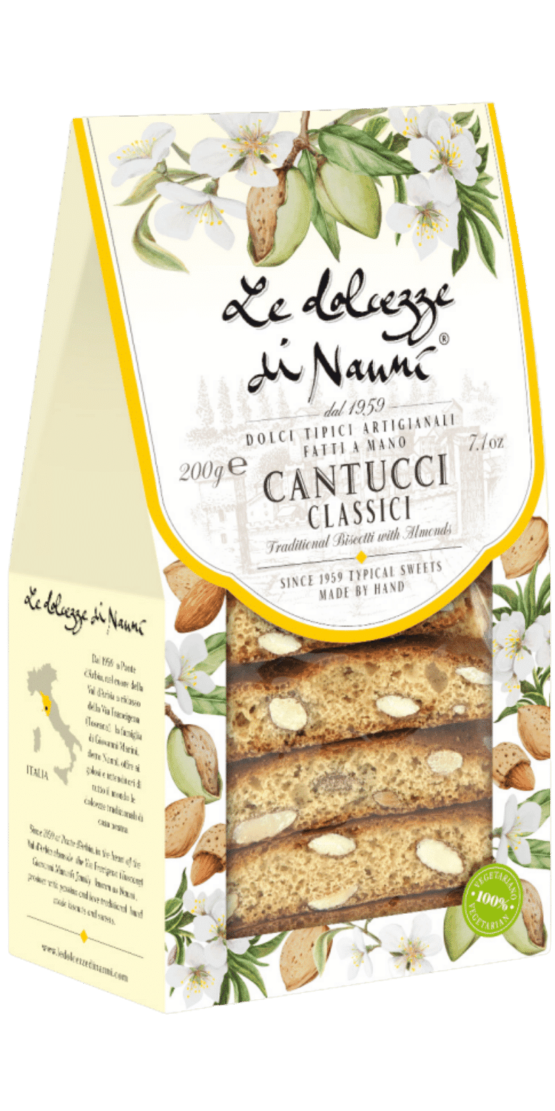Cantucci Lunghi Classici 200g - Le Dolcezze di Nanni