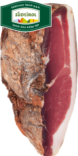 Speck Alto Adige IGP Originale mezza Baffa Salumeria Meranese 1950g