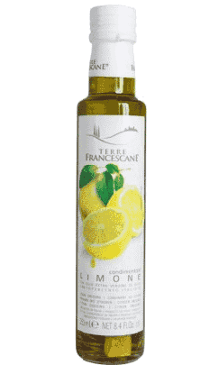 Terre Francescane Limone Öl mit Zitrone Condimento Olio al Limone