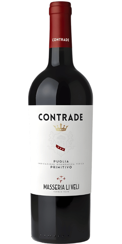 'Contrade' Primitivo Puglia IGP - Masseria Li Veli - 0,75 L / 2025 'Contrade' Primitivo Puglia IGP - Masseria Li Veli - 0,75 L / 2025