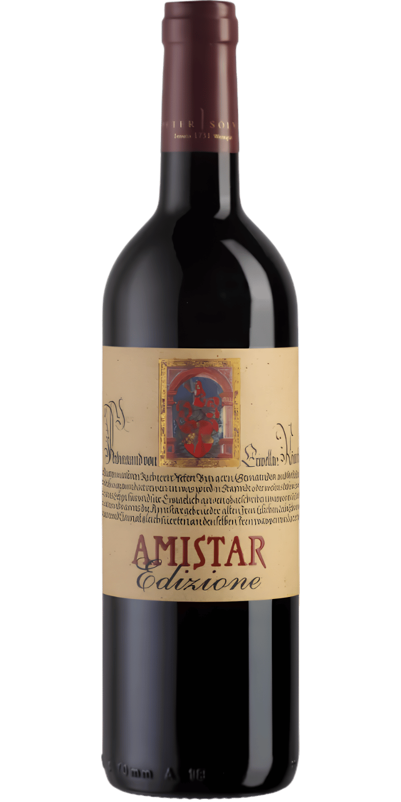 "Amistar Edizione Rossa' Riserva Südtirol DOC - Peter Sölva - 0,75 L / 2022 "Amistar Edizione Rossa' Riserva Südtirol DOC - Peter Sölva - 0,75 L / 2022