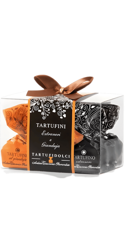 Tartufini Extraneri e Gianduja 9stk - Antica Torroneria Piemontese - 63 g Tartufini Extraneri e Gianduja 9stk - Antica Torroneria Piemontese - 63 g