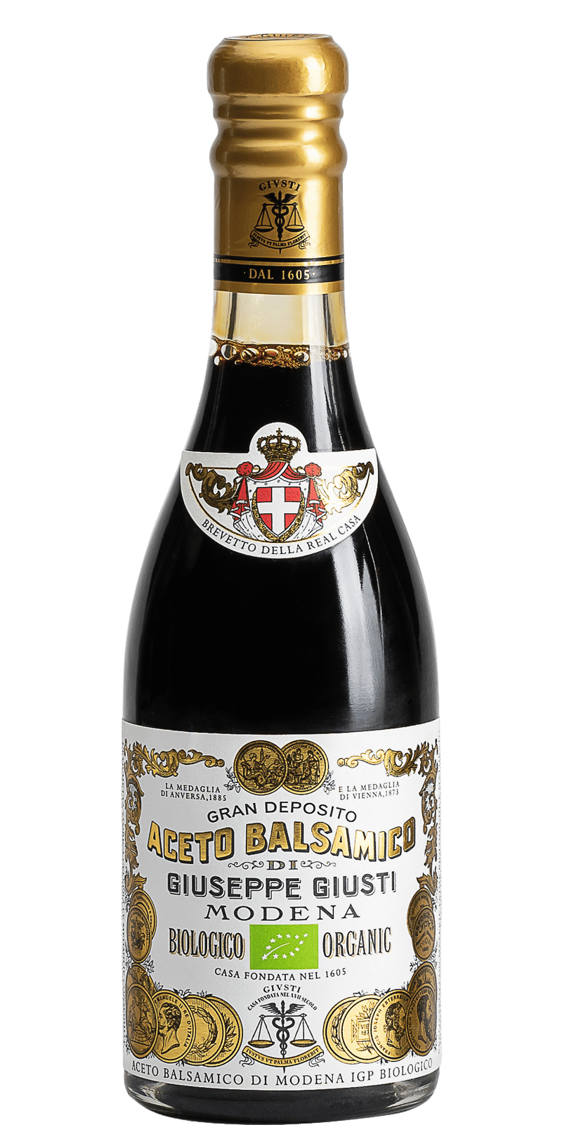 Aceto Balsamico di Modena IGP 2 Sigillo BIO Giuseppe Giusti - 0,25 L Aceto Balsamico di Modena IGP 2 Sigillo BIO Giuseppe Giusti - 0,25 L