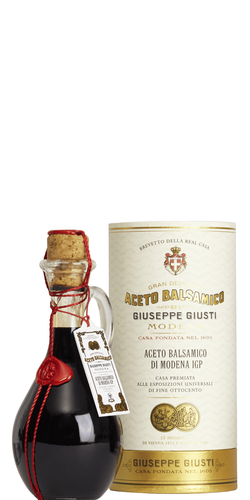 Aceto Balsamico di Modena IGP Anforina 'Gran Deposito - 2 Medaglie d"Oro' - Giuseppe Giusti - 0,25 L Aceto Balsamico di Modena IGP Anforina 'Gran Deposito - 2 Medaglie d"Oro' - Giuseppe Giusti - 0,25 L