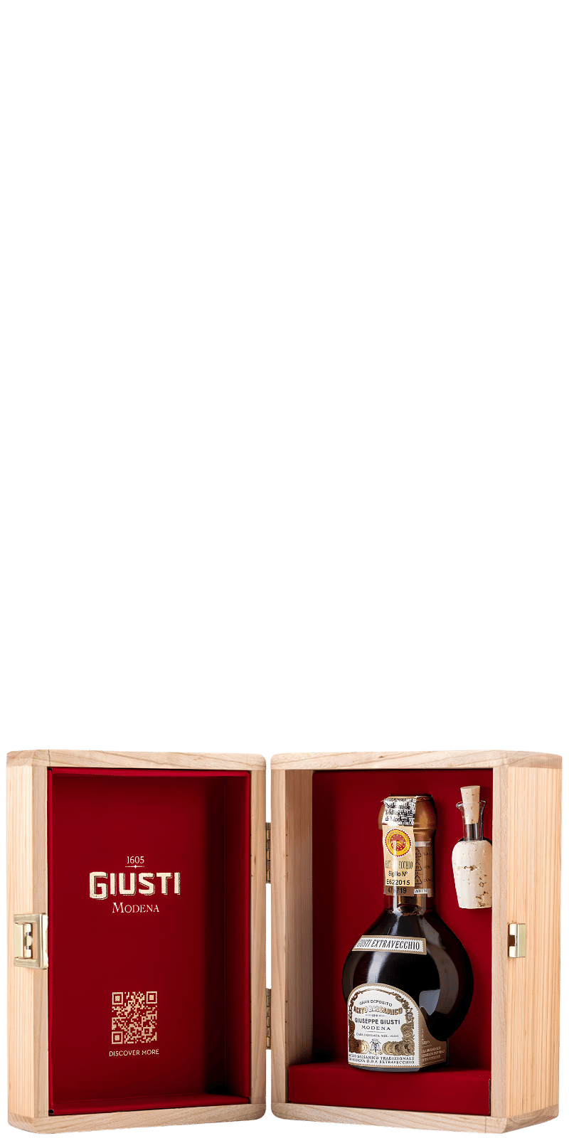 Aceto Balsamico Tradizionale Extravecchio DOP Holzbox - Giuseppe Giusti - 0,10 L Aceto Balsamico Tradizionale Extravecchio DOP Holzbox - Giuseppe Giusti - 0,10 L
