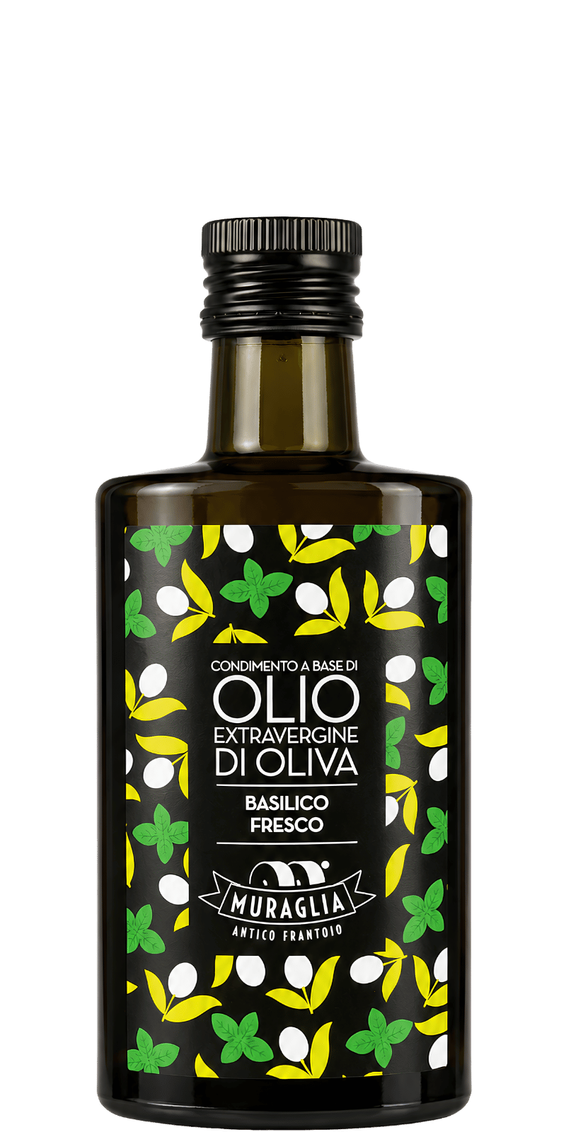 Natives Olivenöl Extra "Aromatico Basilico" mit frischem Basilikum - Frantoio Muraglia - 0,2 L Natives Olivenöl Extra "Aromatico Basilico" mit frischem Basilikum - Frantoio Muraglia - 0,2 L