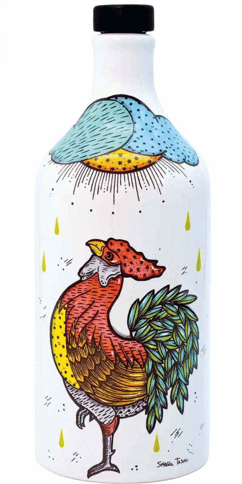 Frantoio Muraglia Fruttato Intenso Olio Extra Vergine di Oliva - Tonkrug Gallo - 0,5 L
