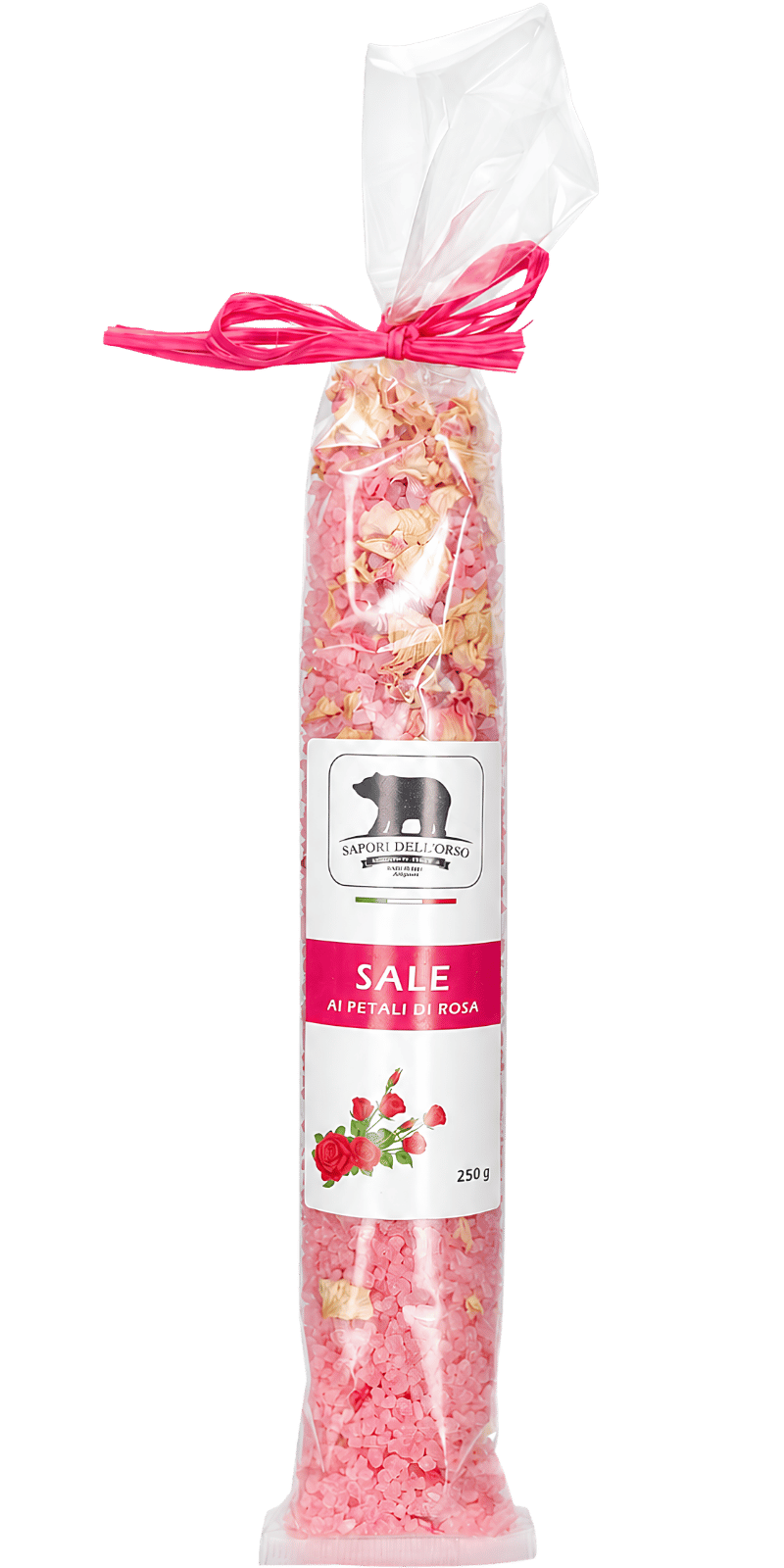 Sale ai Petali di Rosa Rosenblüten-Salz Sapori dell'Orso - 250 g Sale ai Petali di Rosa Rosenblüten-Salz Sapori dell'Orso - 250 g