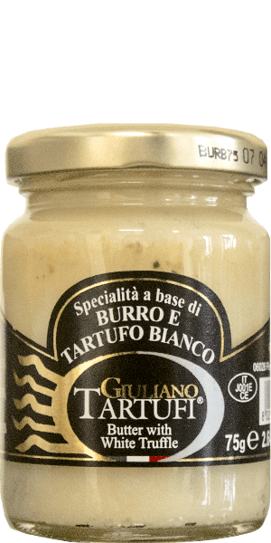 Giuliano Tartufi Burro e Tartufo Bianco weiße Trüffel-Butter - 75 g Giuliano Tartufi Burro e Tartufo Bianco weiße Trüffel-Butter - 75 g