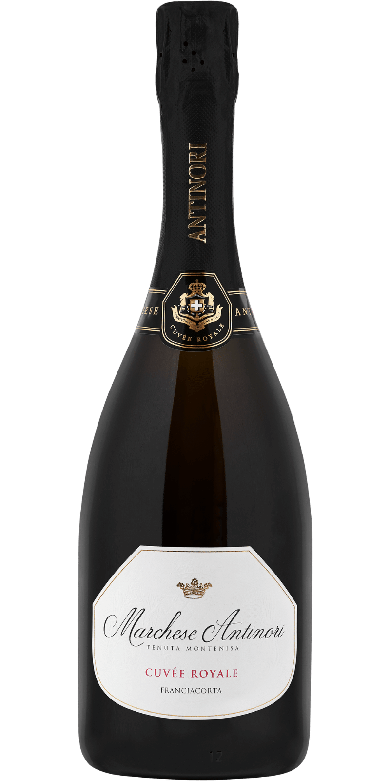 Franciacorta Brut DOCG Tenuta Montenisa Cuvée Royale Marchese Antinori - 0,75 L / Jahrgang nicht bestätigt Franciacorta Brut DOCG Tenuta Montenisa Cuvée Royale Marchese Antinori - 0,75 L / Jahrgang nicht bestätigt